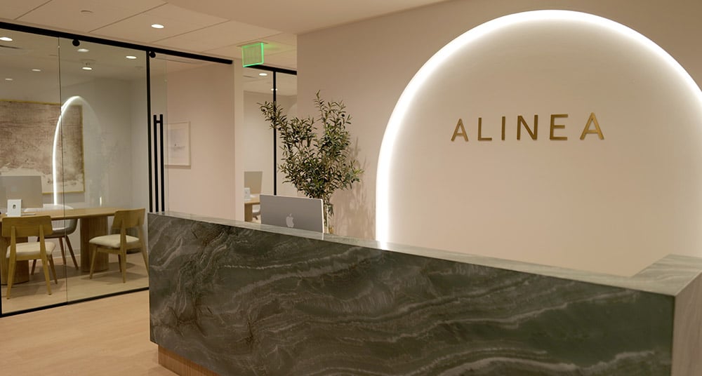 Front desk at Alinea Orthodontics in Santa Monica, CA